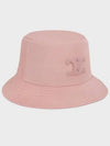 Triomphe Gabardine Cotton Bucket Hat Vintage Pink - CELINE - BALAAN 5