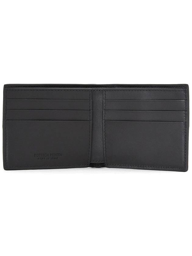 Intrecciato Half Wallet Black - BOTTEGA VENETA - BALAAN 5