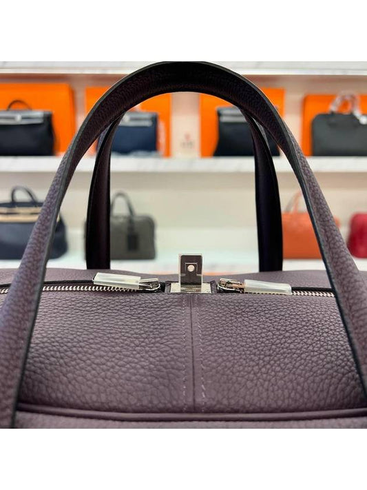 Victoria 2 43 Travel Bag Purple Togo - HERMES - BALAAN 2