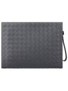 Bottega Veneta Medium Intrecciato Document Case Thunder 732638V2E411242 - BOTTEGA VENETA - BALAAN 2