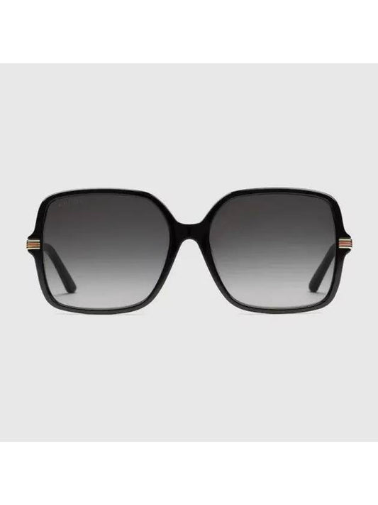 low nose bridge fit square sunglasses black acetate 755242J07401012 - GUCCI - BALAAN 1