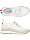 Eco Nylon Alumni Low Top Sneakers White - THOM BROWNE - BALAAN 2