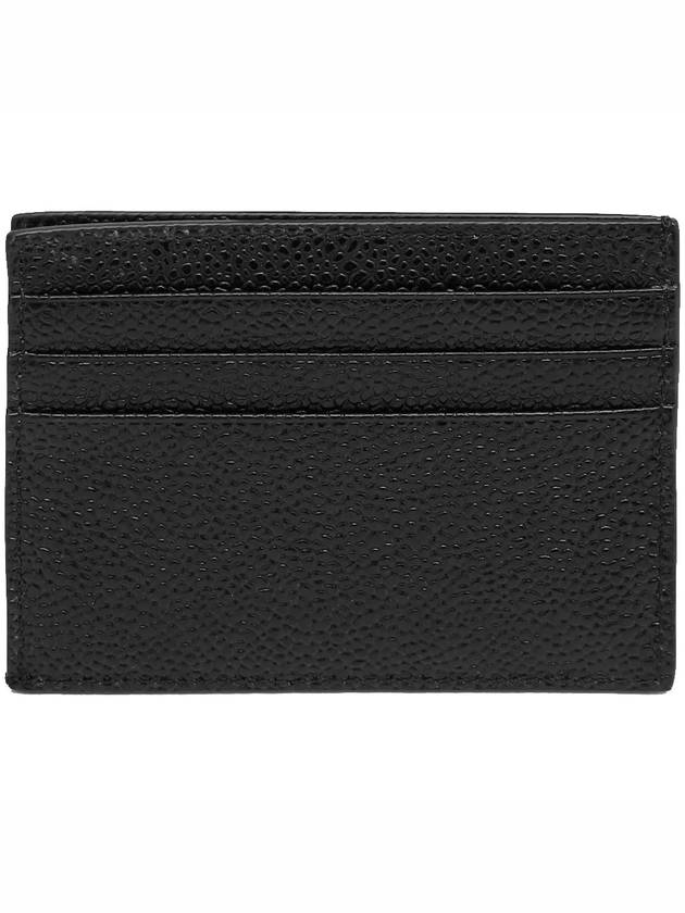 RWB Edge Stain Double Sided Card Holder Black - THOM BROWNE - BALAAN 5