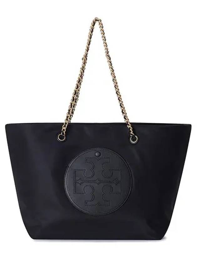 Ella Chain Tote Bag Black - TORY BURCH - BALAAN 6