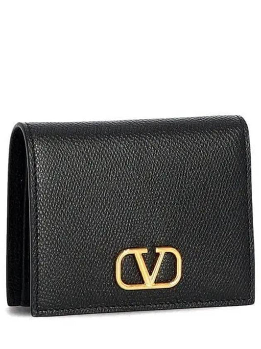 V logo 5W2P0R39 SNP 0NO compact half wallet 1031236 - VALENTINO - BALAAN 1