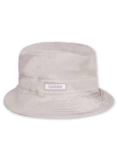 Women's Logo Bucket Hat Beige - GANNI - BALAAN 1