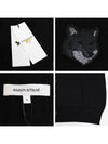 Bold Fox Head Patch Regular Cardigan Black - MAISON KITSUNE - BALAAN 7