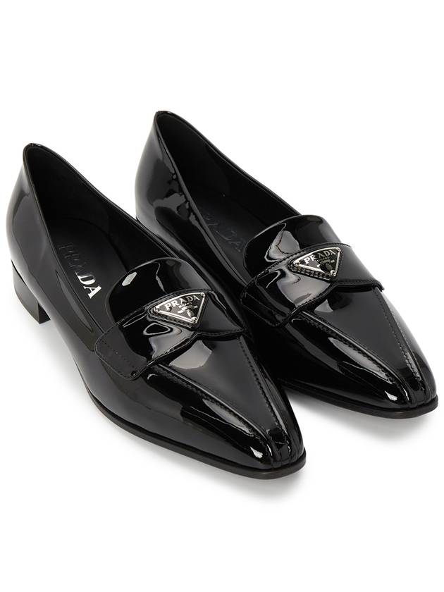 Patent Leather Loafers Black - PRADA - BALAAN 4