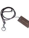 Woven Long Keyring Dark Brown - BOTTEGA VENETA - BALAAN 3