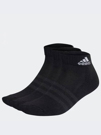 Cushioned Anklets 3 Pairs Black - ADIDAS - BALAAN 2