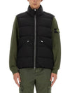 Seamless Tunnel Nylon Down Vest Black - STONE ISLAND - BALAAN 2