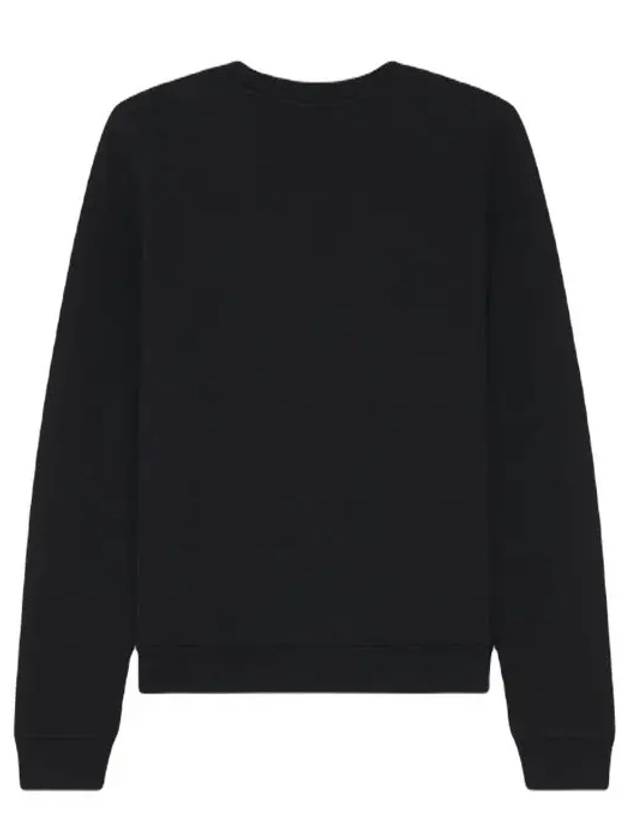 Fox Head Patch Regular Sweatshirt Black - MAISON KITSUNE - BALAAN 3