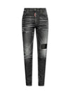 Distressed Wash Denim Jeans Black - DSQUARED2 - BALAAN 2