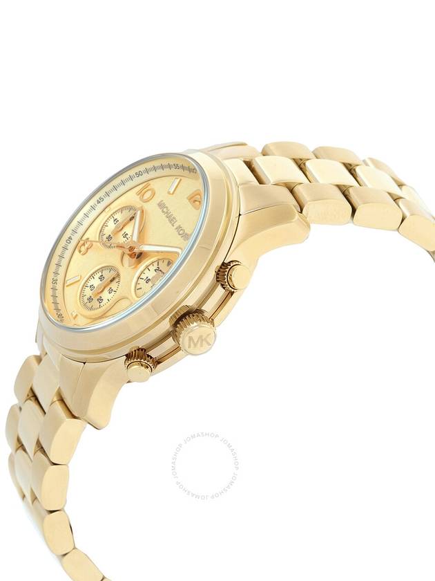 Michael Kors Runway Chronograph Quartz Gold Dial Ladies Watch MK7323 - MICHAEL KORS - BALAAN 2