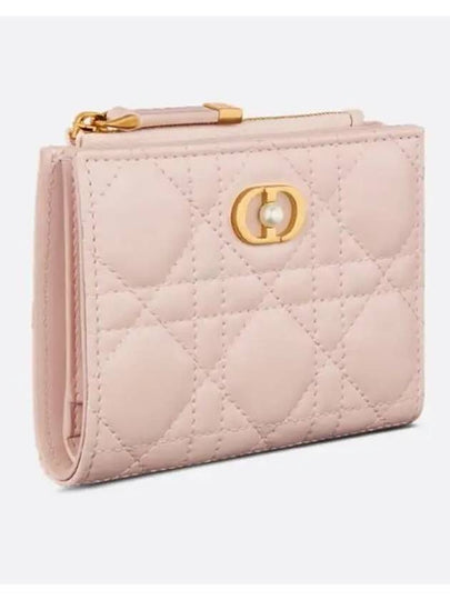 Wallet Powder Pink Cannage Sheep Leather S3113UNJB M413 - DIOR - BALAAN 2