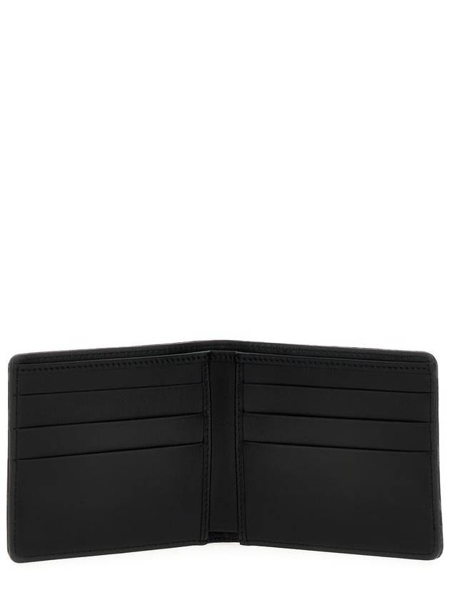 Logo Jacquard Fabric Half Wallet Grey - DOLCE&GABBANA - BALAAN 4