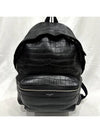 OS YSL Men s Crocodile Leather Embossed City Hunting Backpack - SAINT LAURENT - BALAAN 4