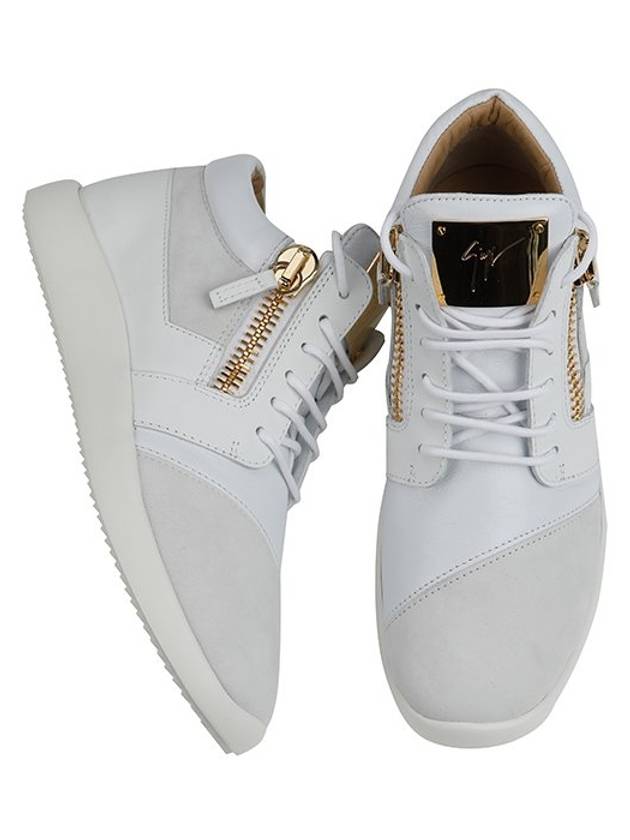 RU70042 001 Runner White Sneakers - GIUSEPPE ZANOTTI - BALAAN 1