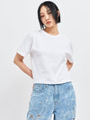 Seaware Confucian Fit Crop Short Sleeve Tee White - C WEAR BY THE GENIUS - BALAAN 1