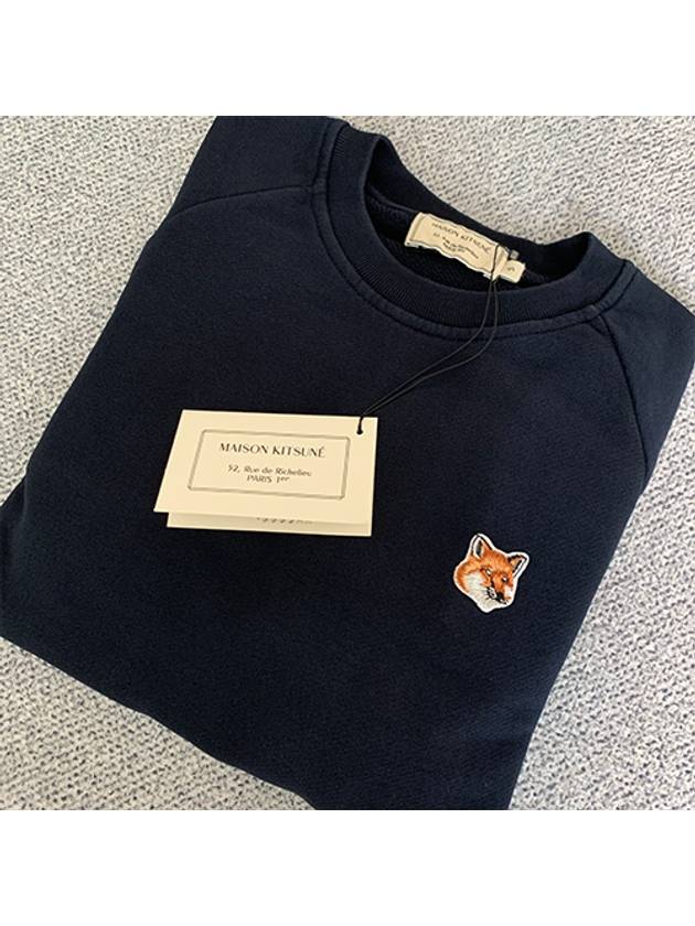 Fox Head Patch Classic Sweatshirt Navy - MAISON KITSUNE - BALAAN 3