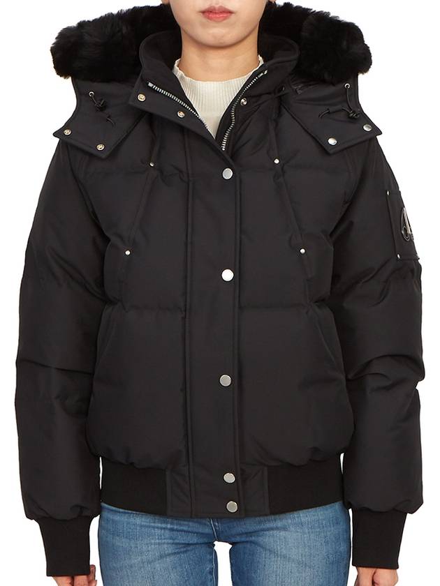 Cloud Padded Bomber Jacket Black - MOOSE KNUCKLES - BALAAN 5