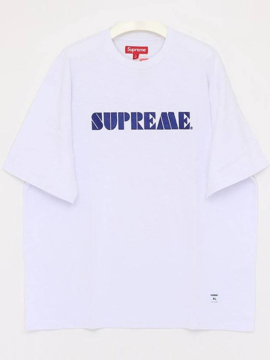 SS24KN59 WHITE Stencil Short Sleeve Tee - SUPREME - BALAAN 1