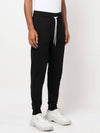 Tree Fox Patch Cotton Track Pants Black - MAISON KITSUNE - BALAAN.