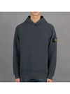 Compass Logo Patch Hoodie Grey - STONE ISLAND - BALAAN 2