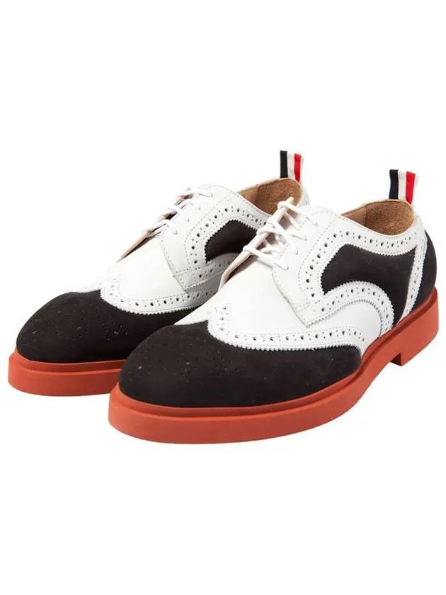 11th Anniversary Padded Nubuck Wing Brogues MFD280APM412 - THOM BROWNE - BALAAN 3