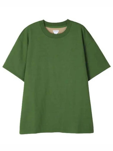 Double layered cotton jersey T shirt - BOTTEGA VENETA - BALAAN 1