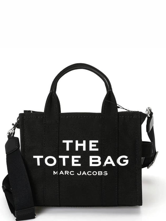 Logo Canvas Small Tote Bag Black - MARC JACOBS - BALAAN 2