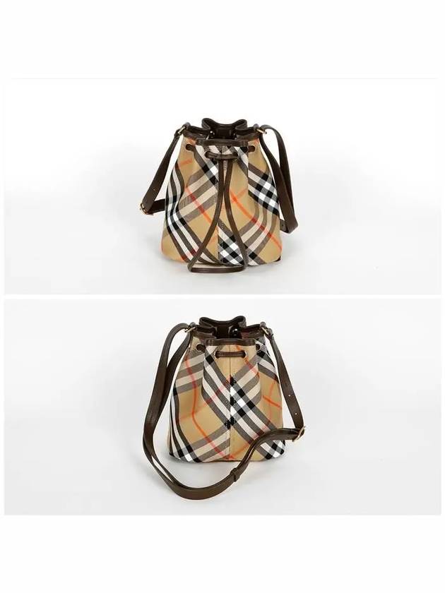 8093804 Drawcord mini TB bucket bag - BURBERRY - BALAAN 2