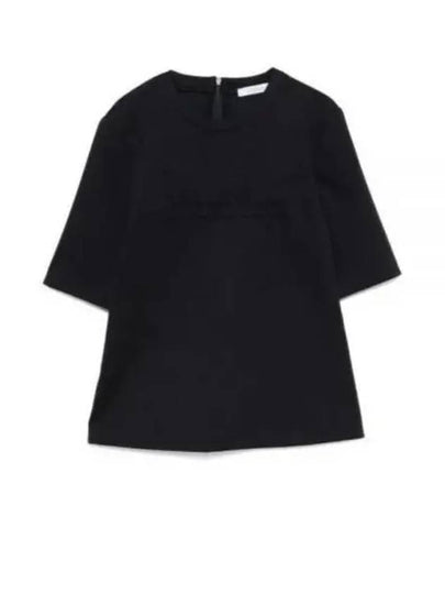 Crew Neck Short Sleeve T-Shirt Navy - MAX MARA - BALAAN 2