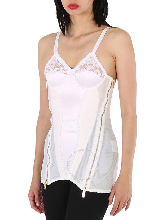 women lace corset white - BURBERRY - BALAAN 4