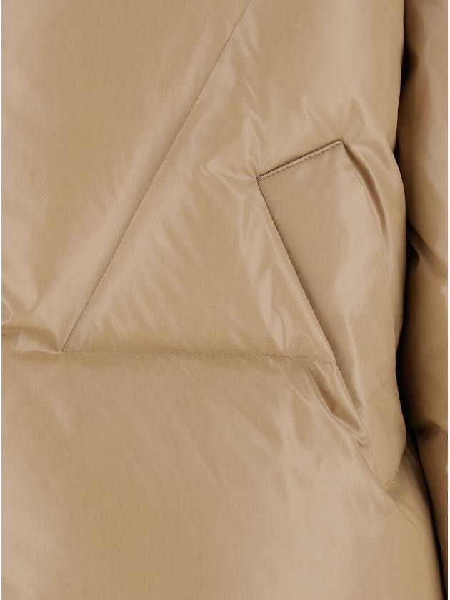 Khrisjoy 'Shiny' Beige Polyamide Down Jacket - KHRISJOY - BALAAN 4