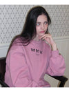 Triple Butterfly Embroidery Sweatshirt Deep Pink - LETTER FROM MOON - BALAAN 3