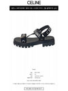 Leo Strappy Sandals Black - CELINE - BALAAN 3