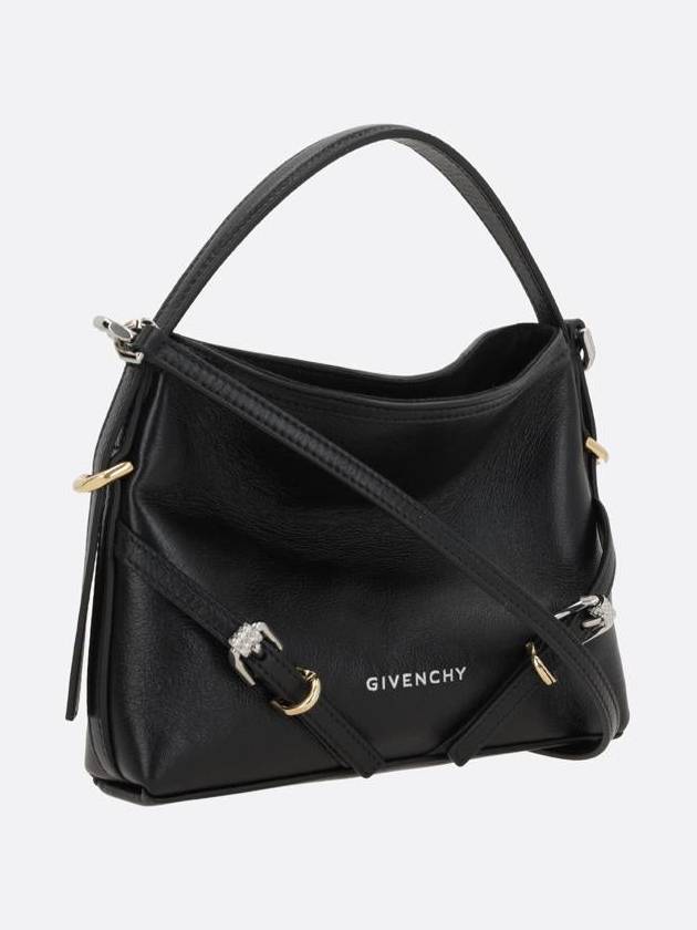 Nano Boisille Leather Cross Bag Black - GIVENCHY - BALAAN 3