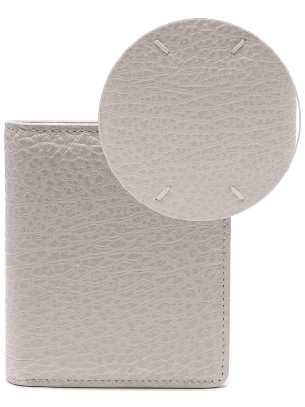 Stitch Leather Compact Half Wallet Grey - MAISON MARGIELA - BALAAN 2