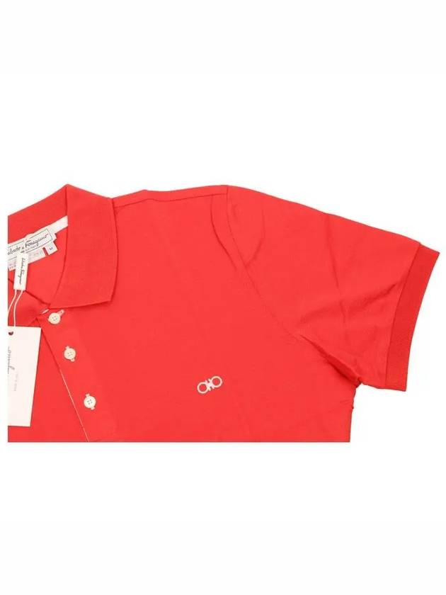 Ferragamo Ferragamo Shirt 120208 Button RED Men's Collar TShirt - SALVATORE FERRAGAMO - BALAAN 2