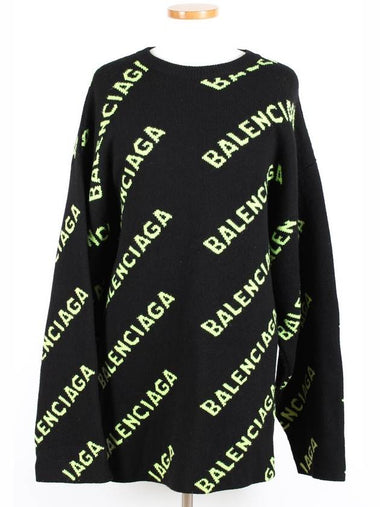 multi logo knit - BALENCIAGA - BALAAN 1