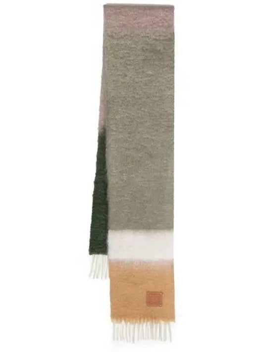 Striped Mohair Wool Scarf F811257X224002 B0711011026 - LOEWE - BALAAN 2