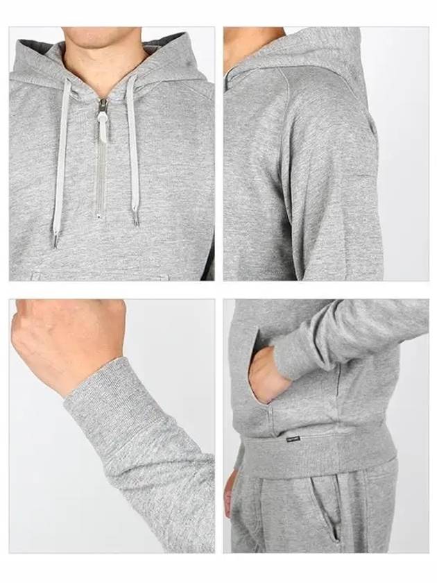 Zipped Hoodie Grey - TOM FORD - BALAAN 4