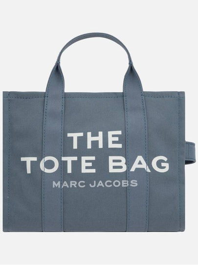 Logo Medium Canvas Tote Bag Blue - MARC JACOBS - BALAAN 2