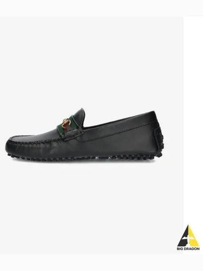 Web Horsebit Driving Shoes Black - GUCCI - BALAAN 2