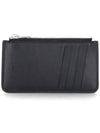 Two-Tone Zipper Card Wallet Black Beige - MAISON MARGIELA - BALAAN 4