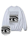 Of the Eye Vivid Gray Overfit Sweatshirt Melange Gray - MONSTER REPUBLIC - BALAAN 1