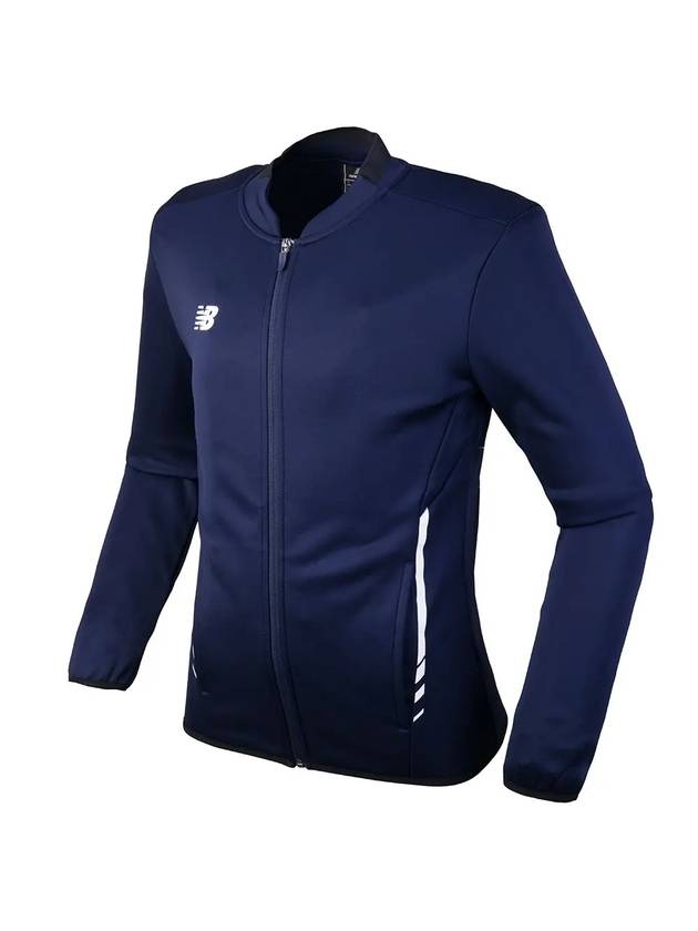 Core Training Workout Sport Zip-Up Jacket Navy - NEW BALANCE - BALAAN 2