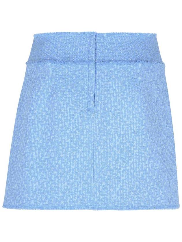 Tweed H line skirt blue - DOLCE&GABBANA - BALAAN 4