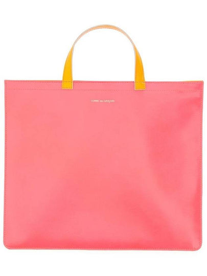 Comme Des Garçons Super Fluo Leather Tote Bag Unisex - COMME DES GARCONS - BALAAN 2